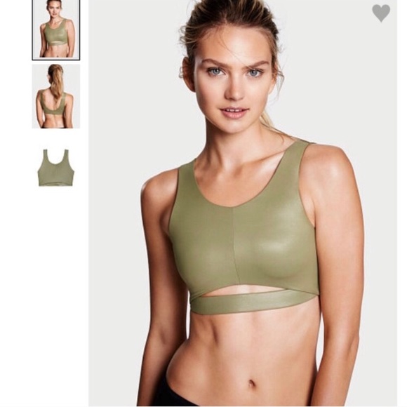 shiny sports bra